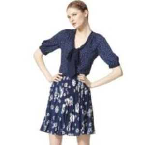 Jason Wu for Target | Women's  Navy Polka Dot Blouse | Size XL